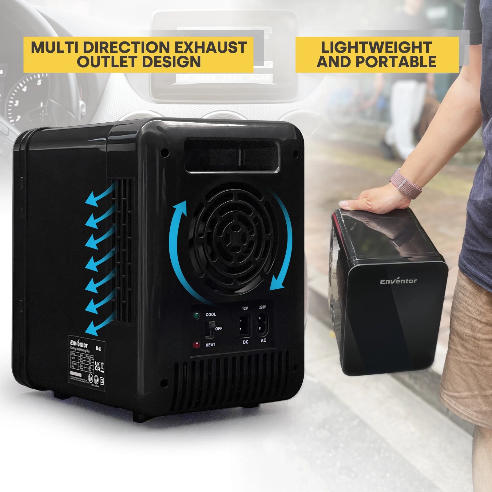 4L Mini Refrigerator Portable Car Skincare
