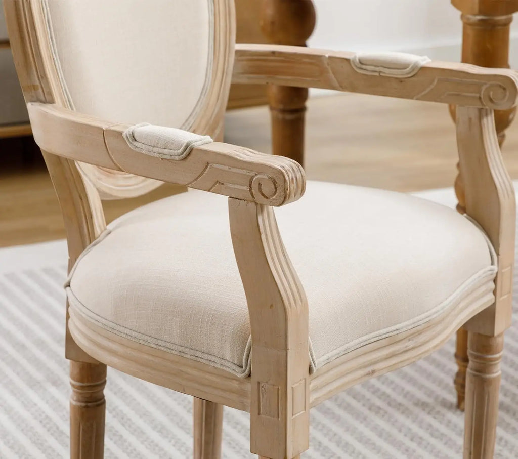 French Round Back Upholstered