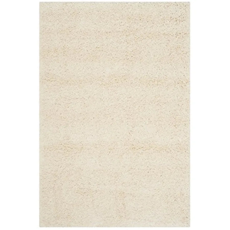 4x6 Shag Ivory 2-inch Thick