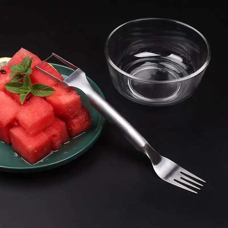 Multi-purpose Portable 2In1 Watermelon Fork