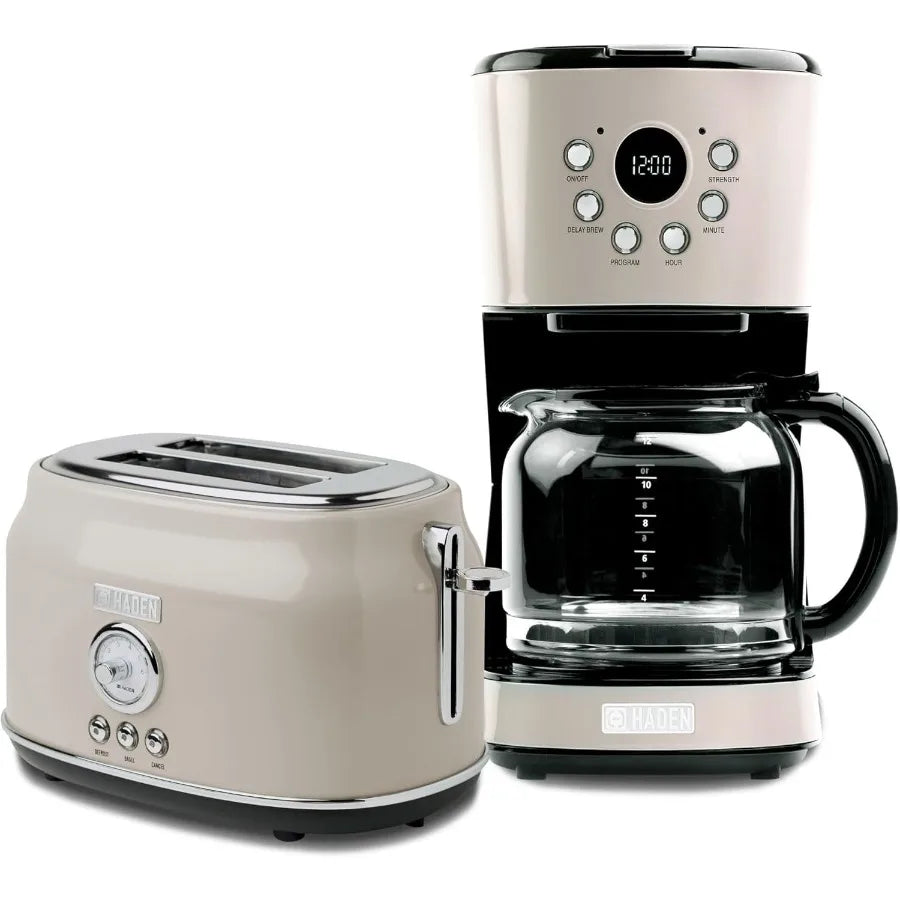 12 Cup Coffee Maker/Wide Slot Toaster