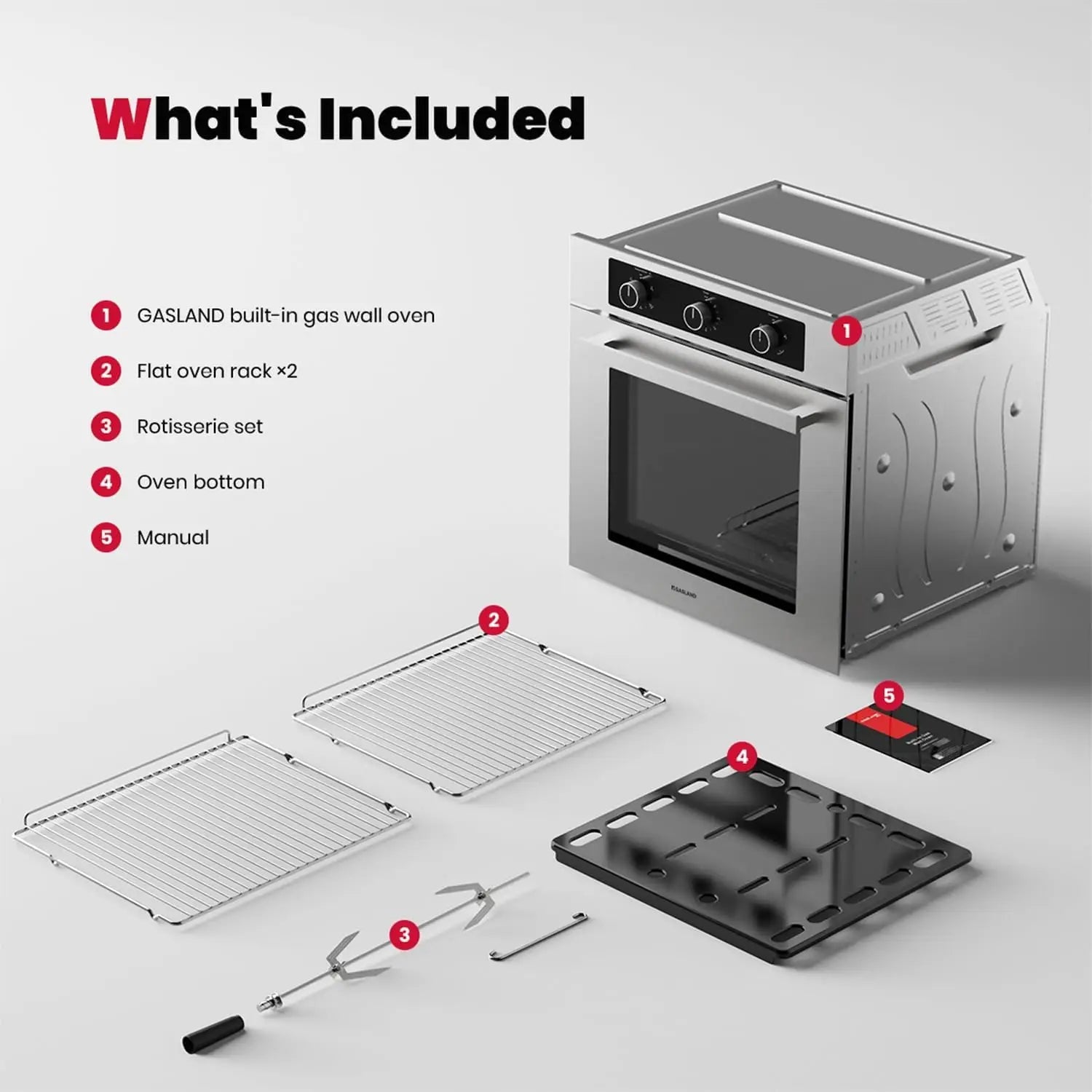 Natural Gas Wall Oven Convection