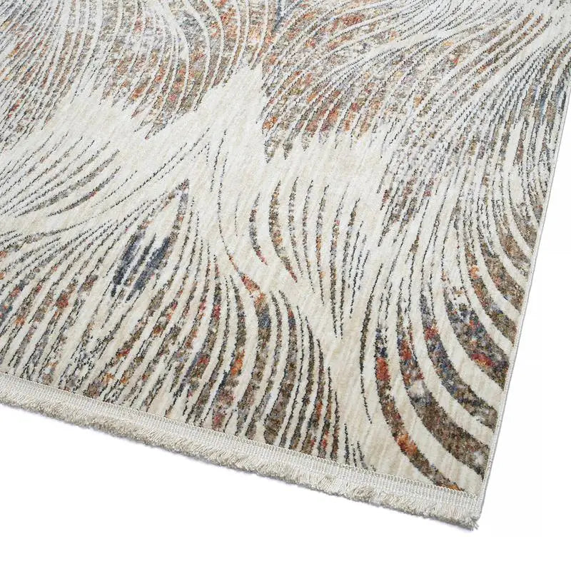 5'3"x7'3" Abstract Cut Pile