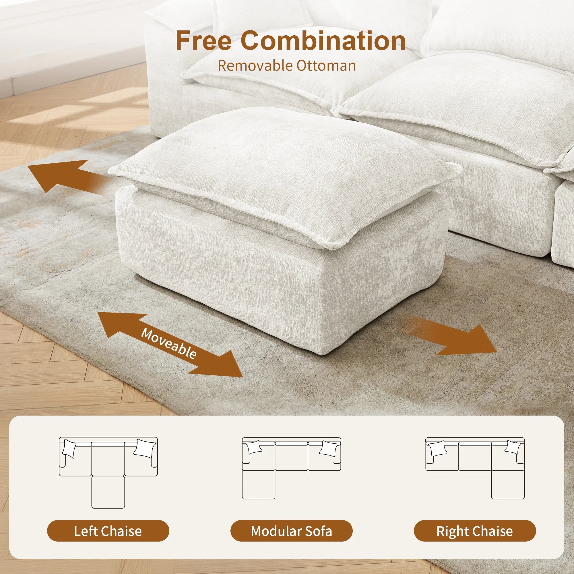 122" Modular Sectional