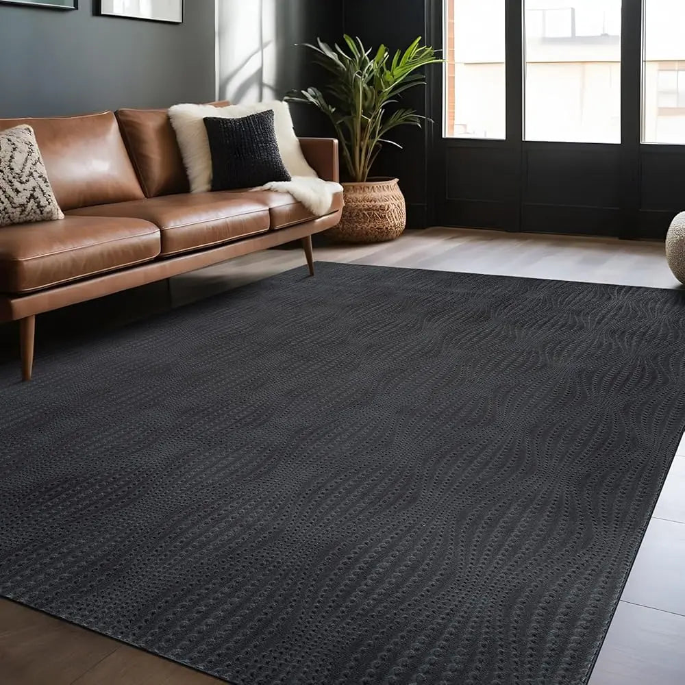 5x7 Modern Dark Gray Soft