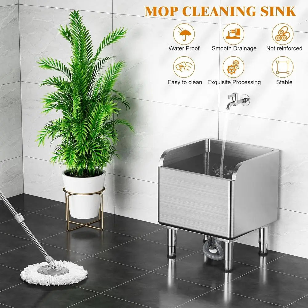 Commercial Grade Stainless Mop Sink