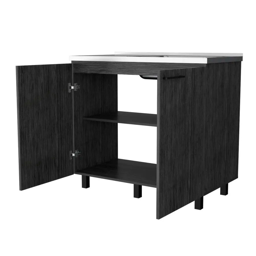 FURNITURE 2 Utility Sink and Cabinet Stainless Countertop