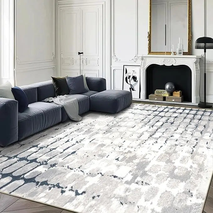 Abstract 6'x9' Washable Boho