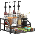 3-Tier Coffee Syrup Rack/35 K-Cup Storage/Coffee Bar