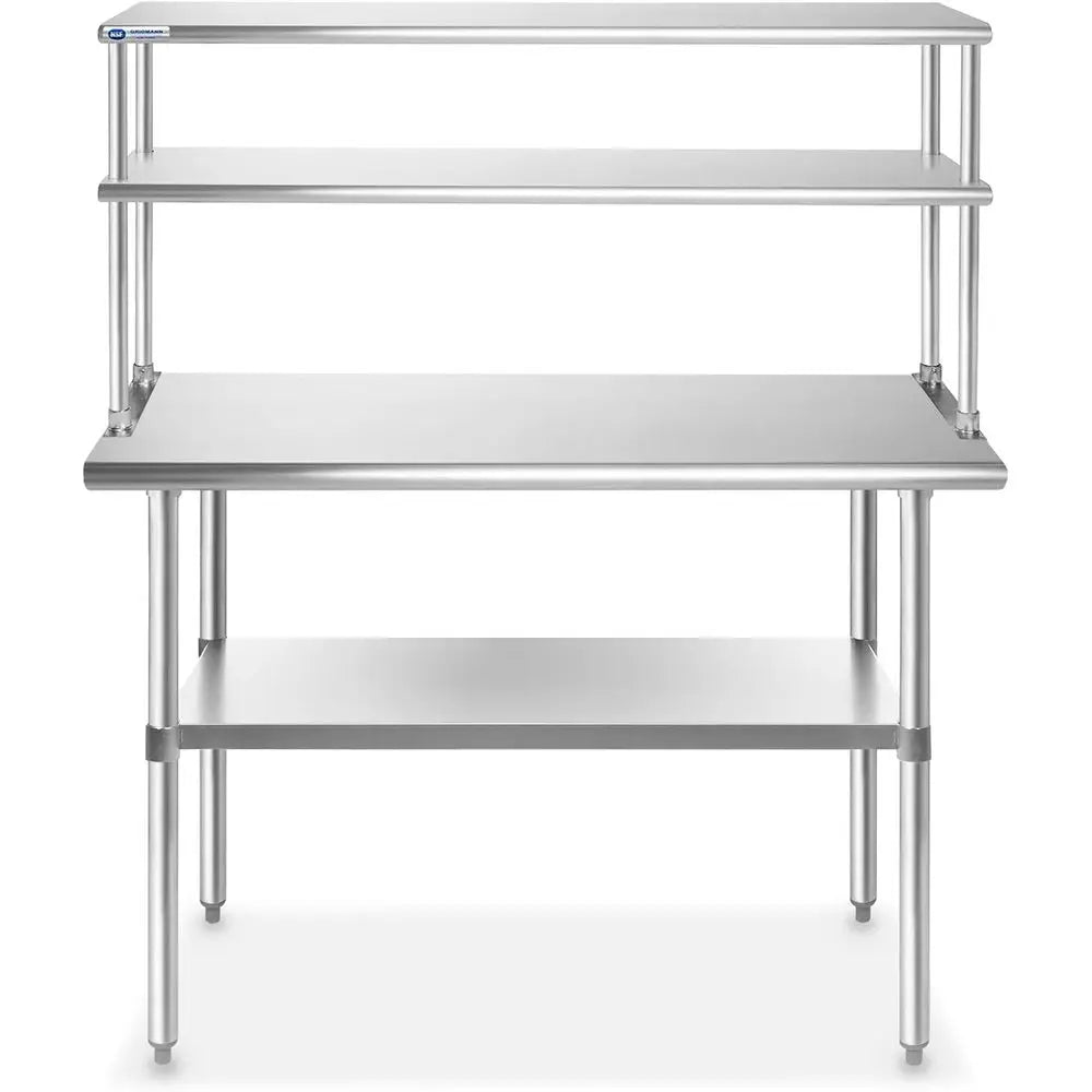 Commercial Kitchen Prep 2-Tier 48 x 12