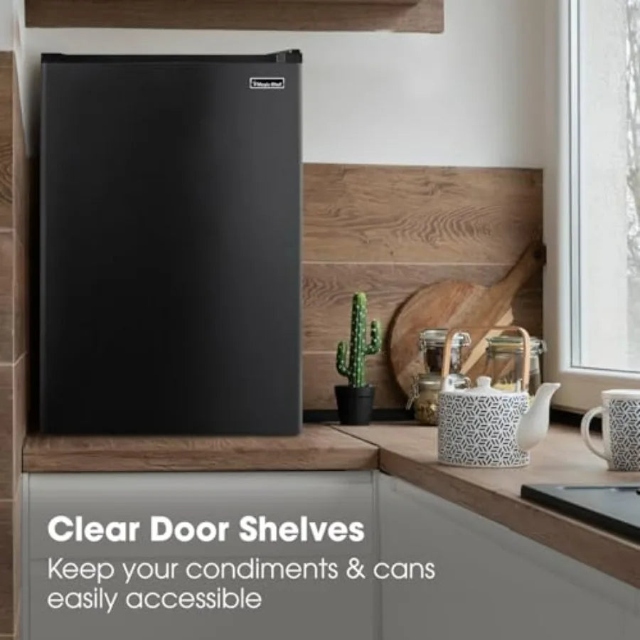 4.4 CF Fridge Black No Freezer