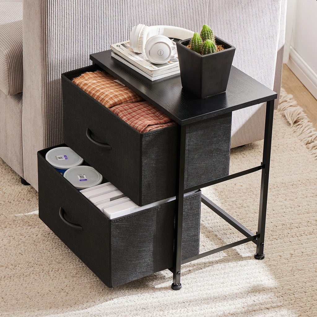 2 Drawer Storage Table