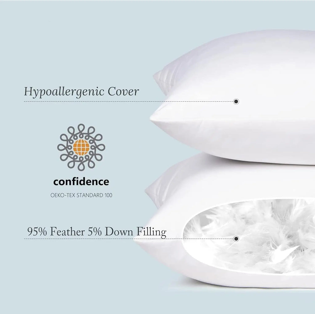 28x28 Feather Down Pillow Insert