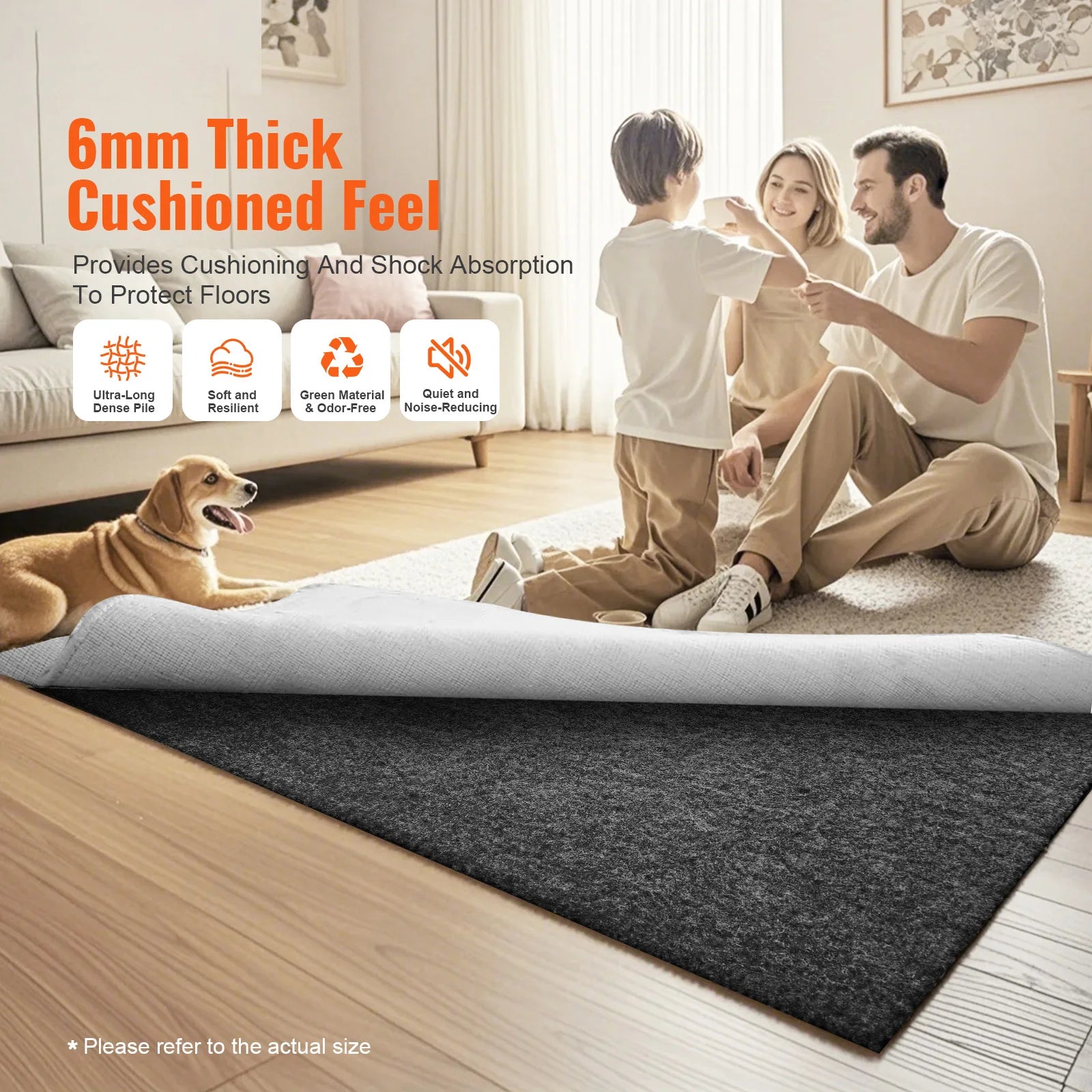 Gripper Protective Cushioning Carpet Pad