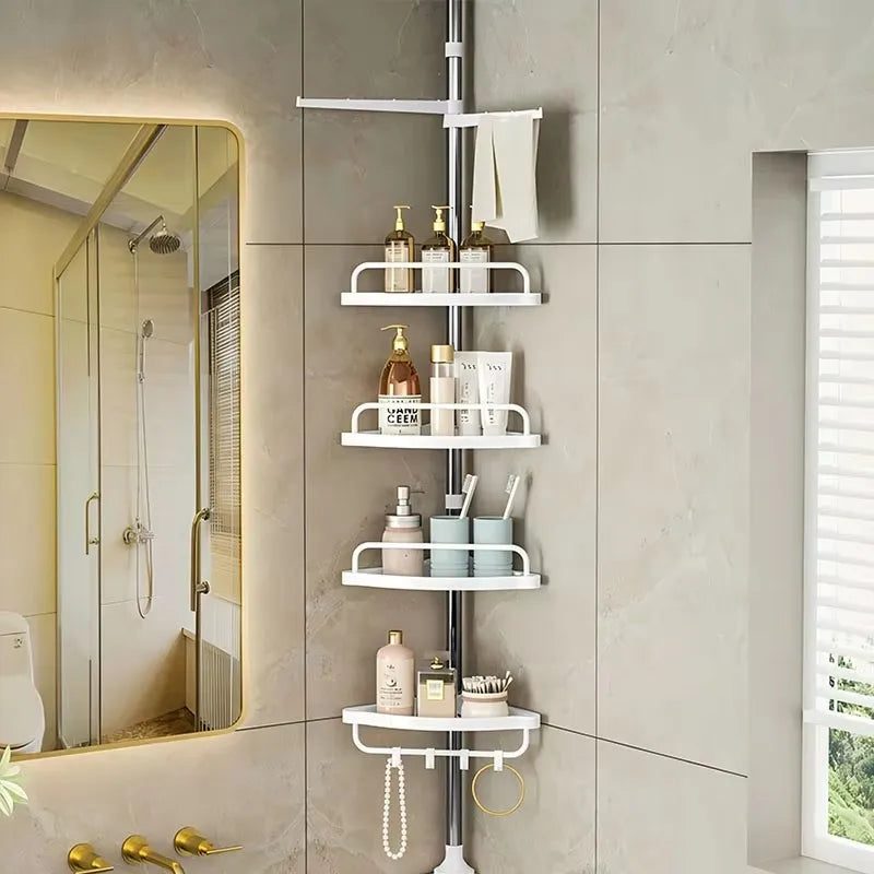 1 piece corner shower bar