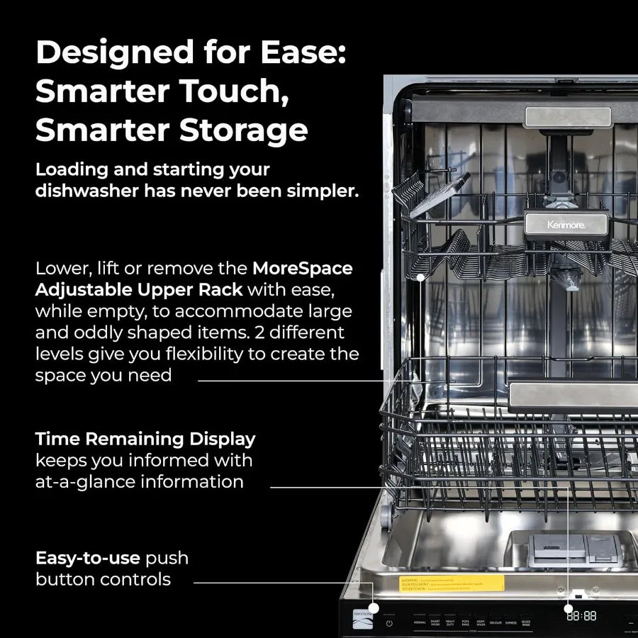 24 Built-In Dishwasher - Quiet Tub with Turbo Dry
