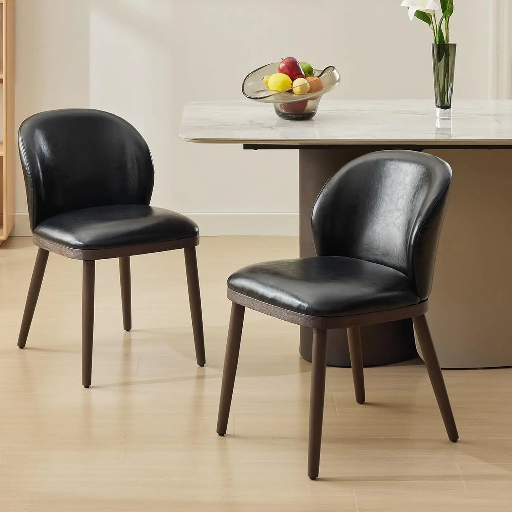 2 Modern Upholstered Ergonomic Back Support