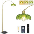 Arc Gold Green Flower Lamps