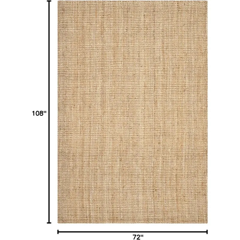 6x9 Jute Fiber Handmade Farmhouse