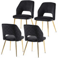 4 Modern Forest Green Velvet
