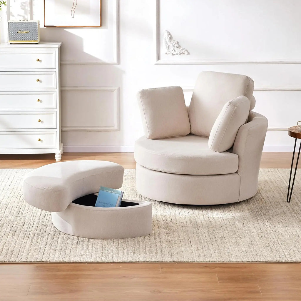 39' Swivel Accent Chair