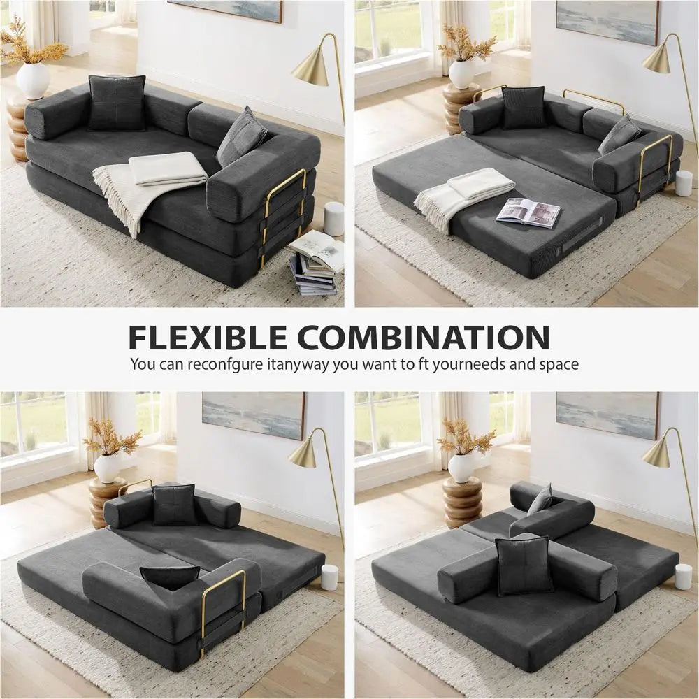4-in-1 Convertible Sofa Bed