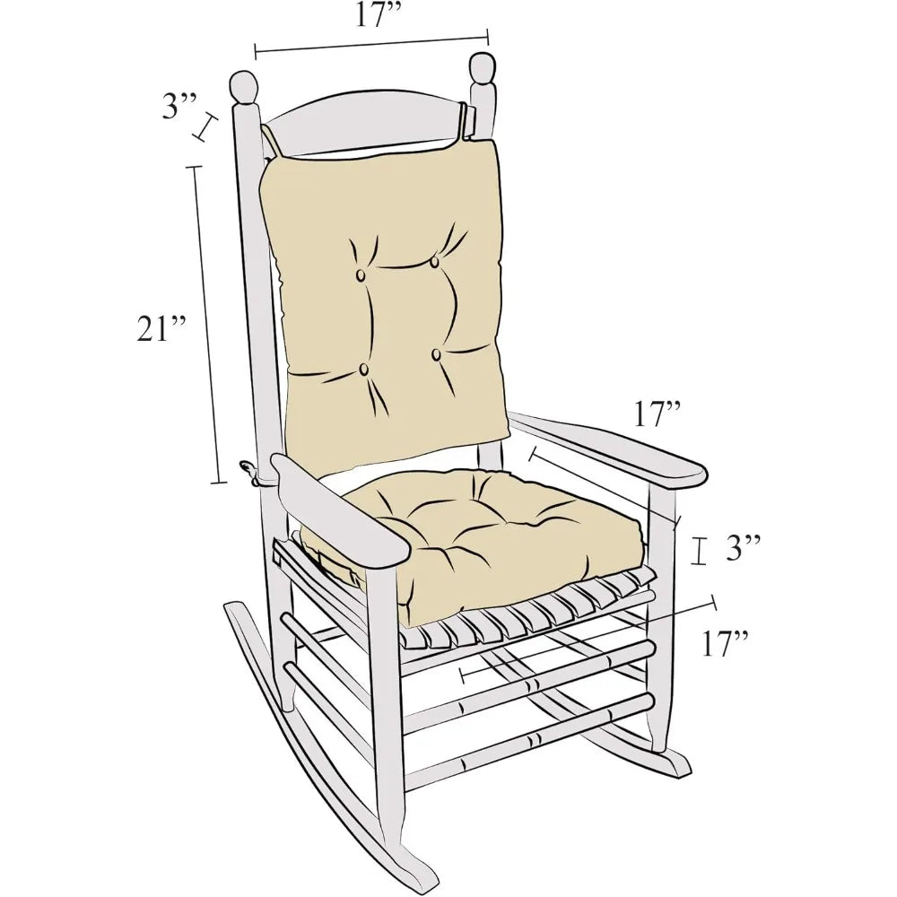 omega non-slip rocking chair cushion