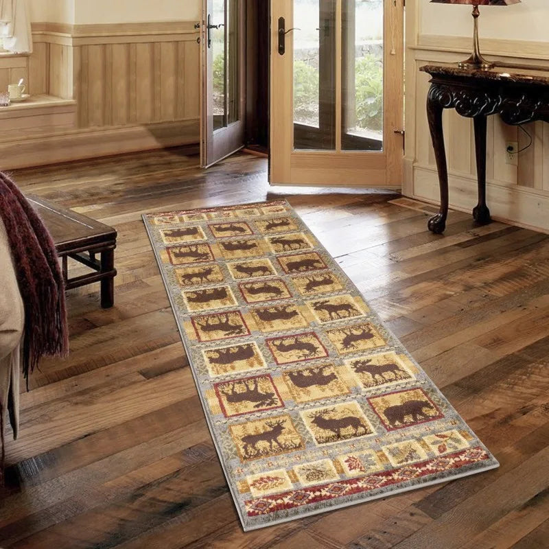 Multi 2 ft. 7 in. x 7 ft. 3 in. Lodge Area Rug
