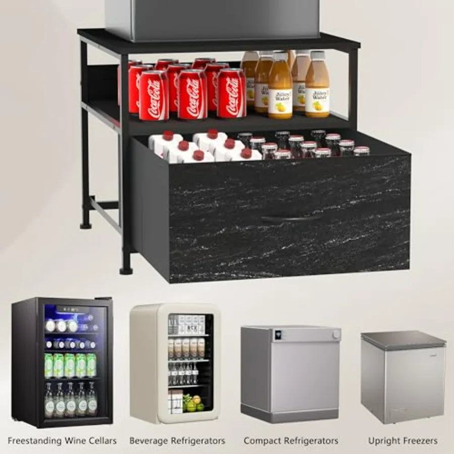 180 lb Fridge Table Drawer Storage Heavy Duty