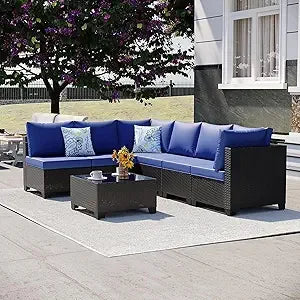 8-Piece Patio Set W/Fire Pit