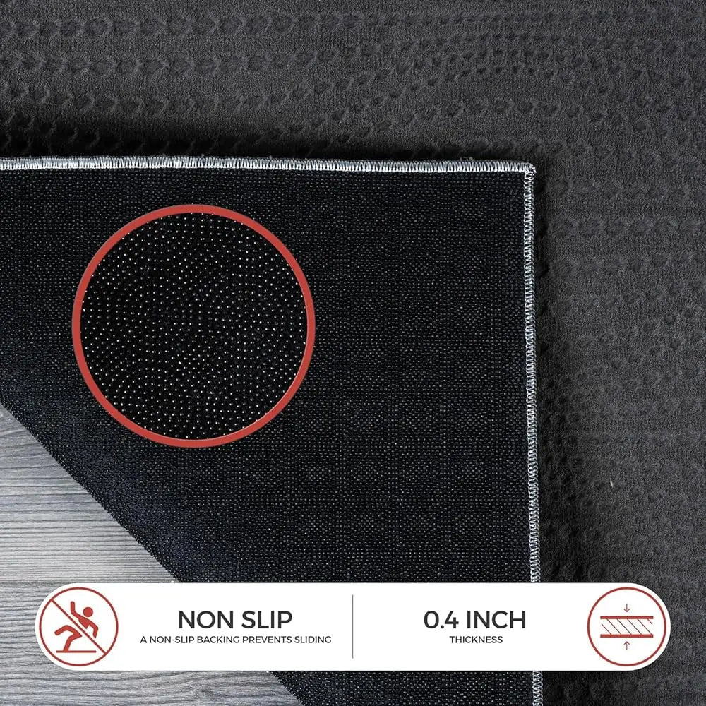 5x7 Modern Dark Gray Soft