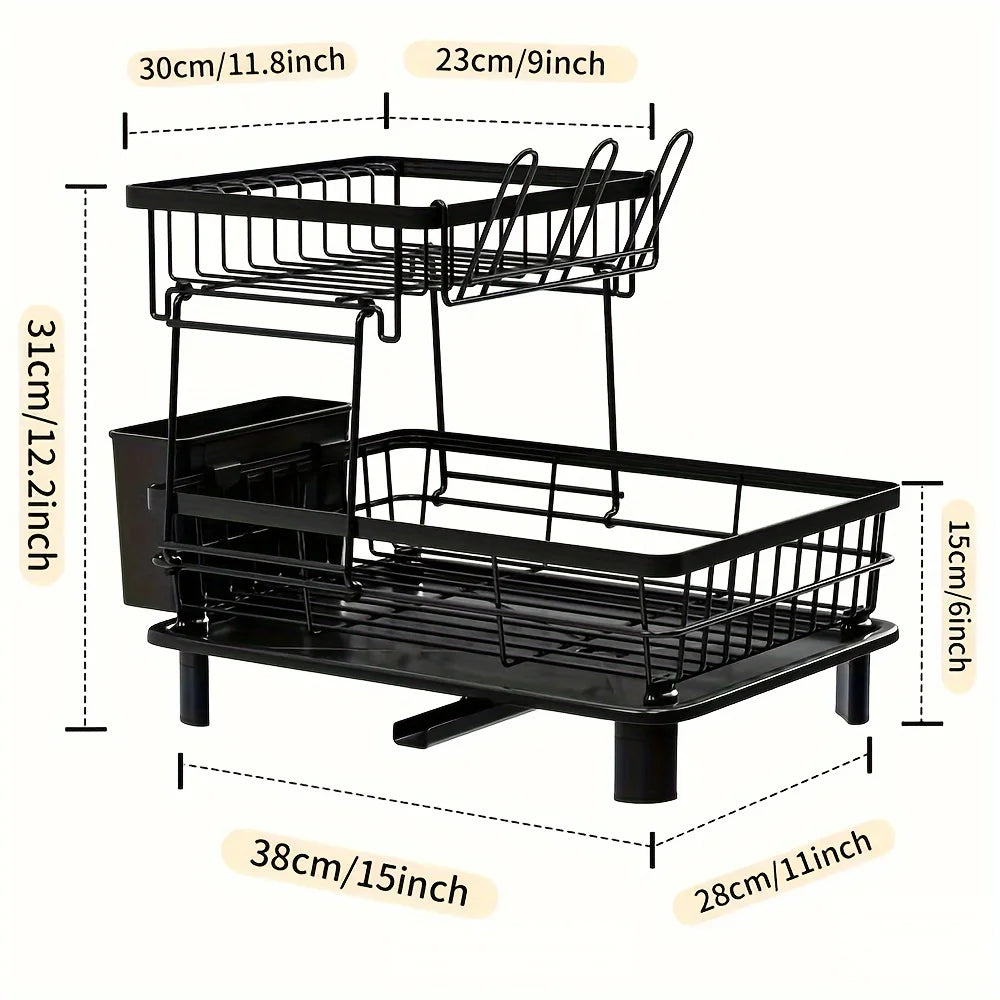 2 Tier Dish Rack