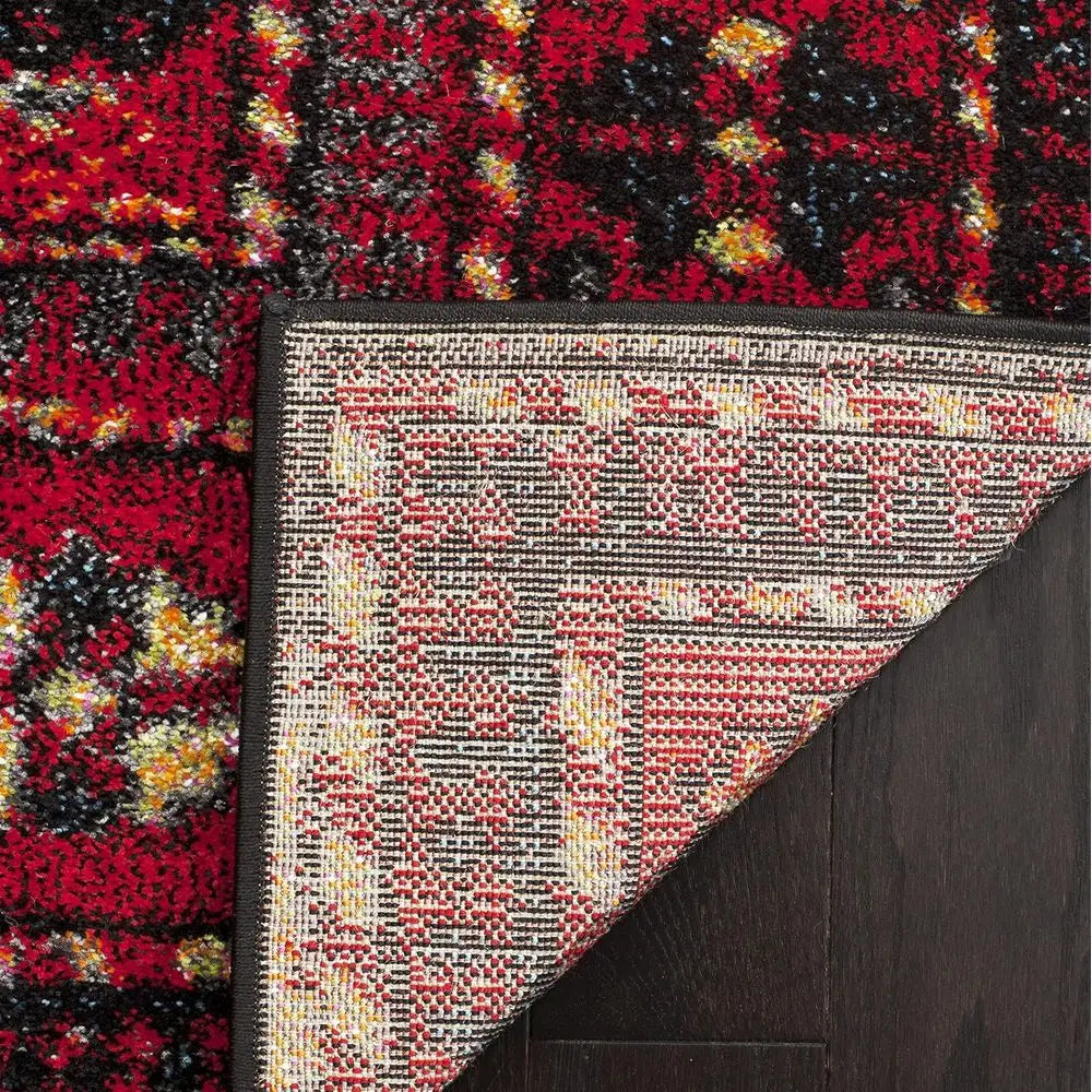 8' x 10', Red & Multi Persian