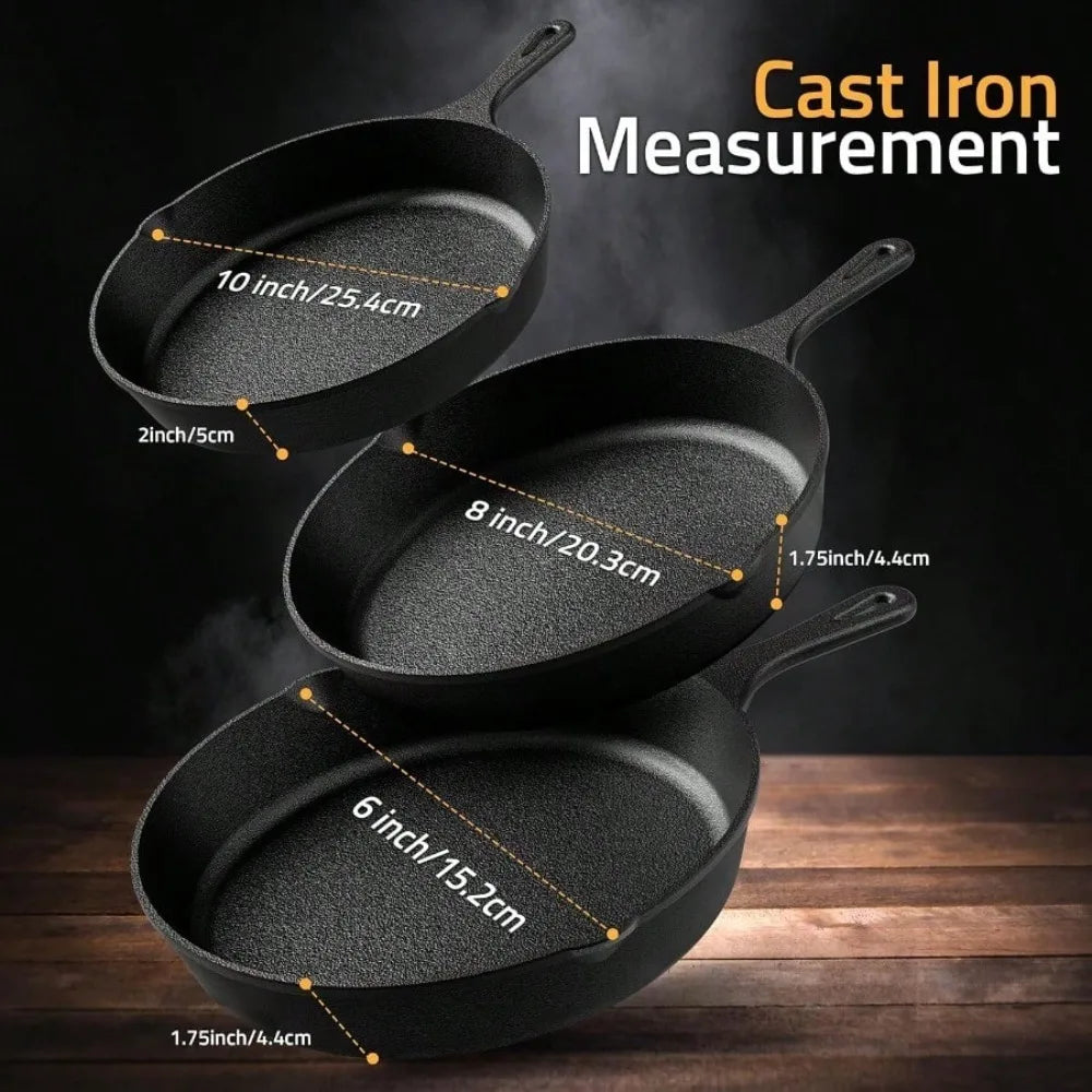 Cast Iron Frying Pan Non-Stick