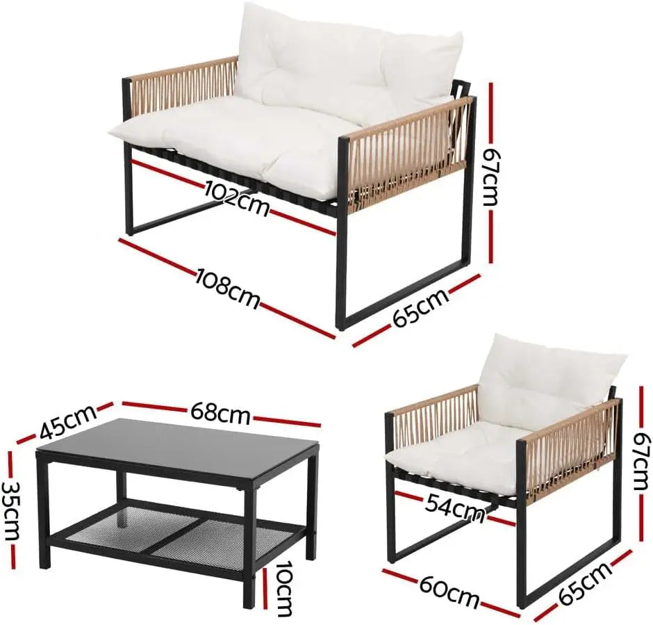 4-Piece Patio Set