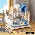 2-Tier Rotating Dish Rack – 360° Swivel
