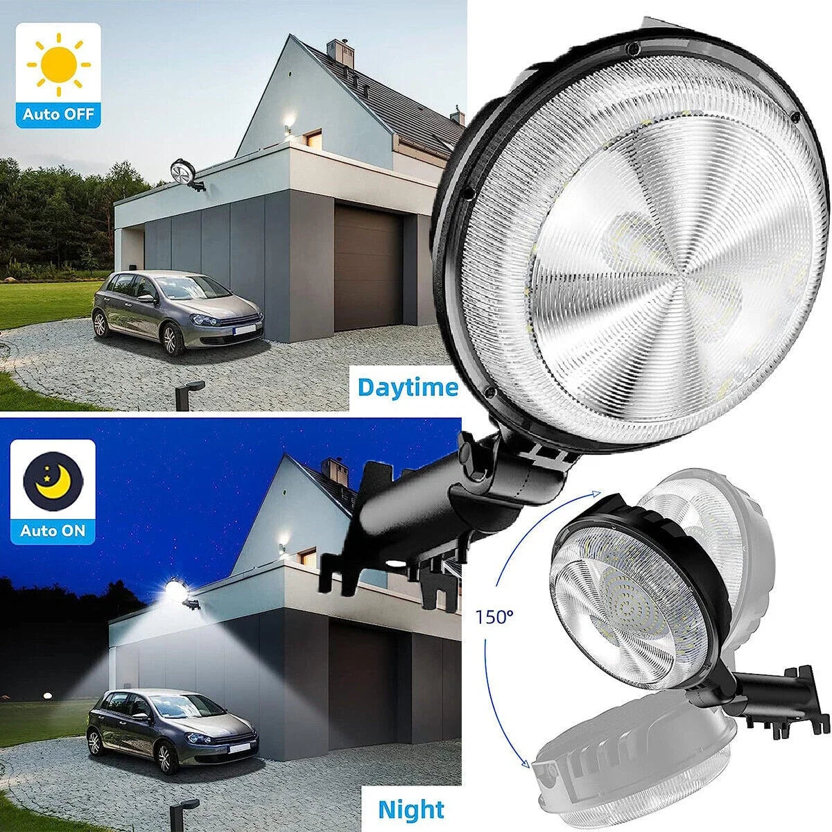 LED Outdoor Security Light w/Sensor