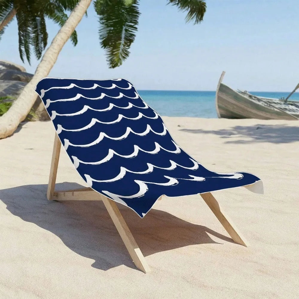 1pc 3 Sizes Waves Pattern Thick-30x60inch/35x70inch