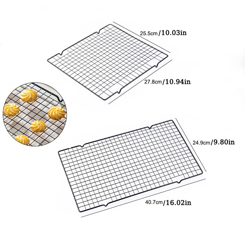 Stainless 3 Layer Foldable Wire Grid Baking