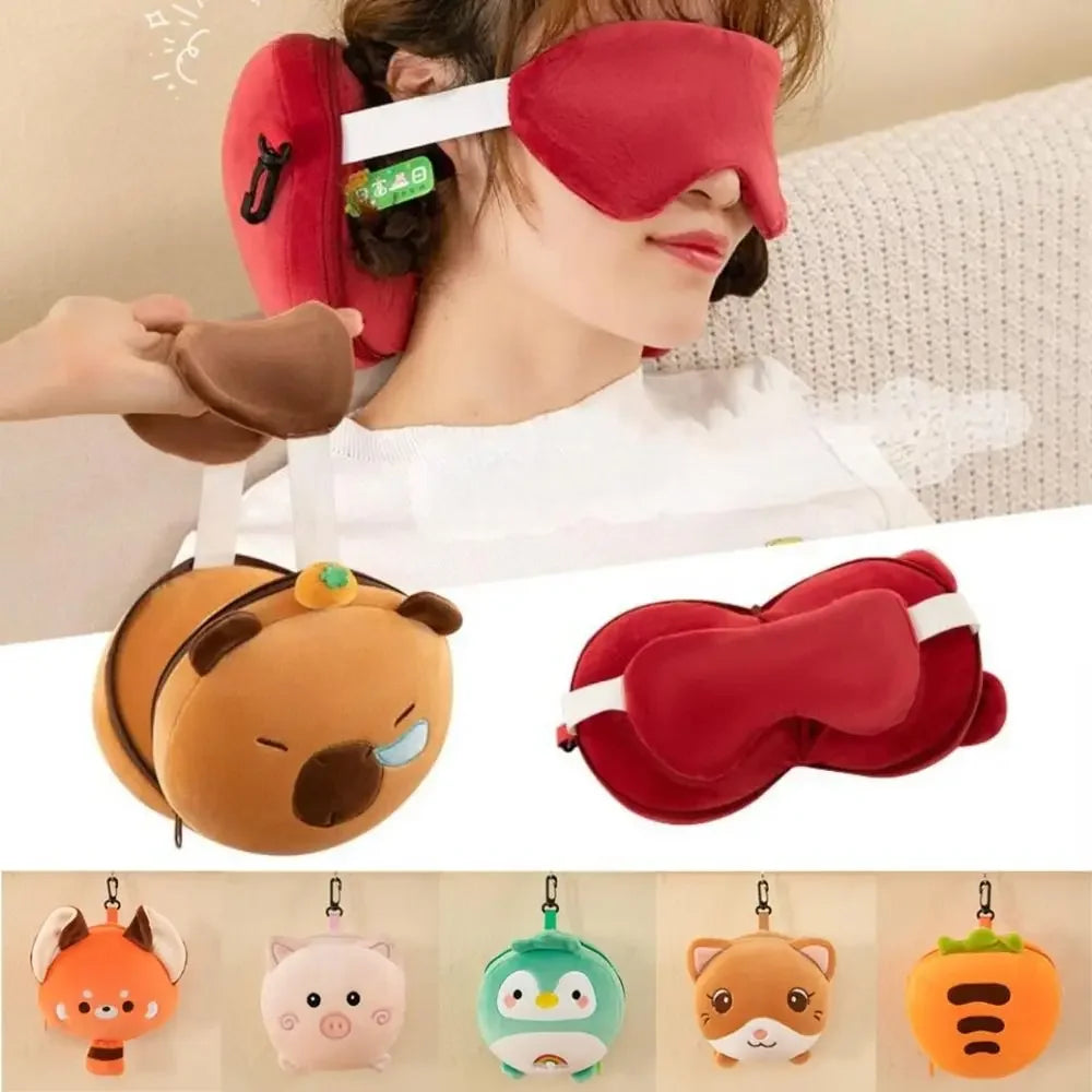 Sleeping Mask w/Neck Pillow
