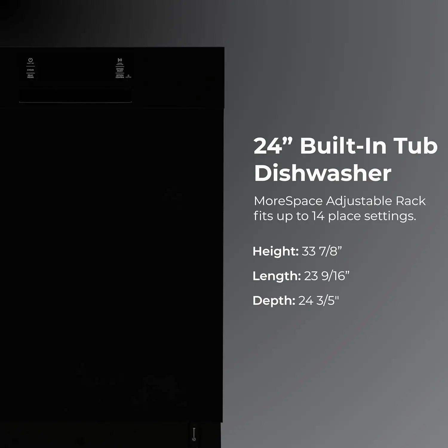 24' Built-In Dishwasher with SmartWash