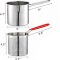 Deep Frying Pot W/Strainer Stainless