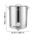 Stainless Kettle 16 GALLON Brewing Pot