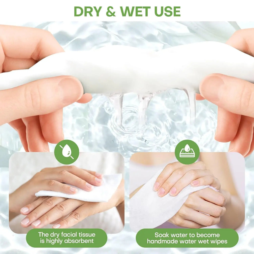 100 PCS Disposable Face Towels