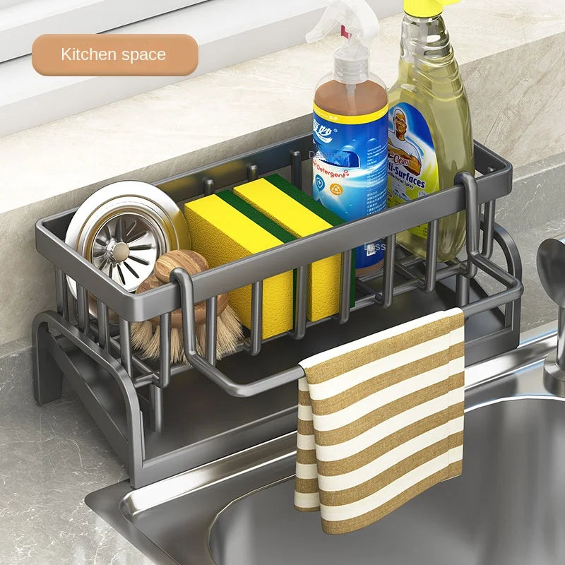 Kitchen Shelf Cloth Storage Draining Rack