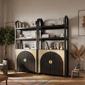 72 Tall Arched MCM Bookshelf