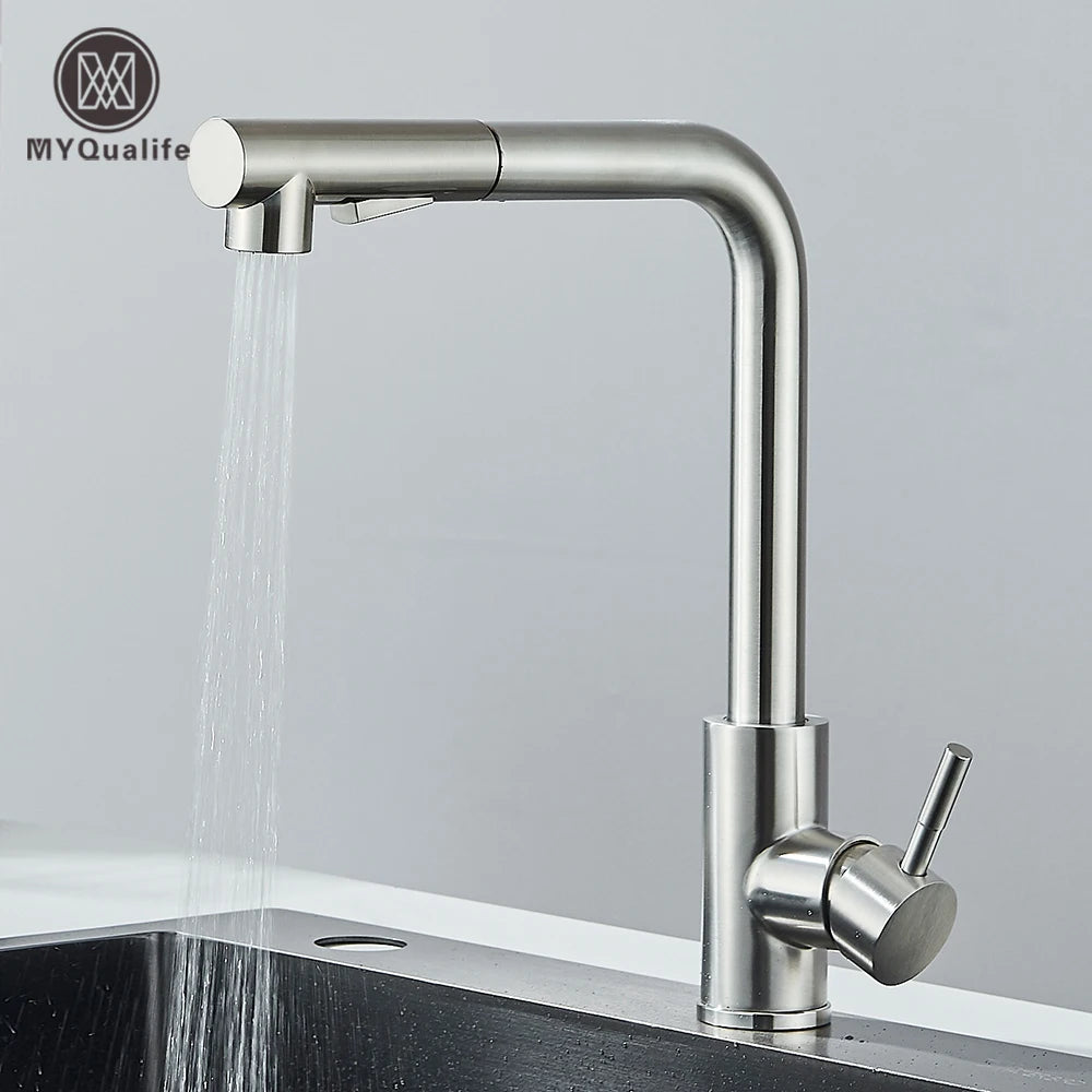 Pull Out Pressure Stream Sprayer Stainless