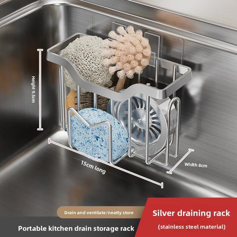 Multifunctional Sink Organizer Stainless