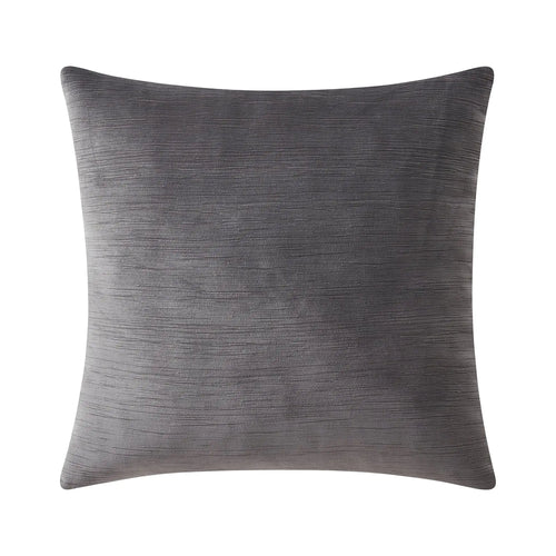 18" x 18" Grey Textured Velvet