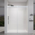56-60" x 76" Glass Shower Door Frameless